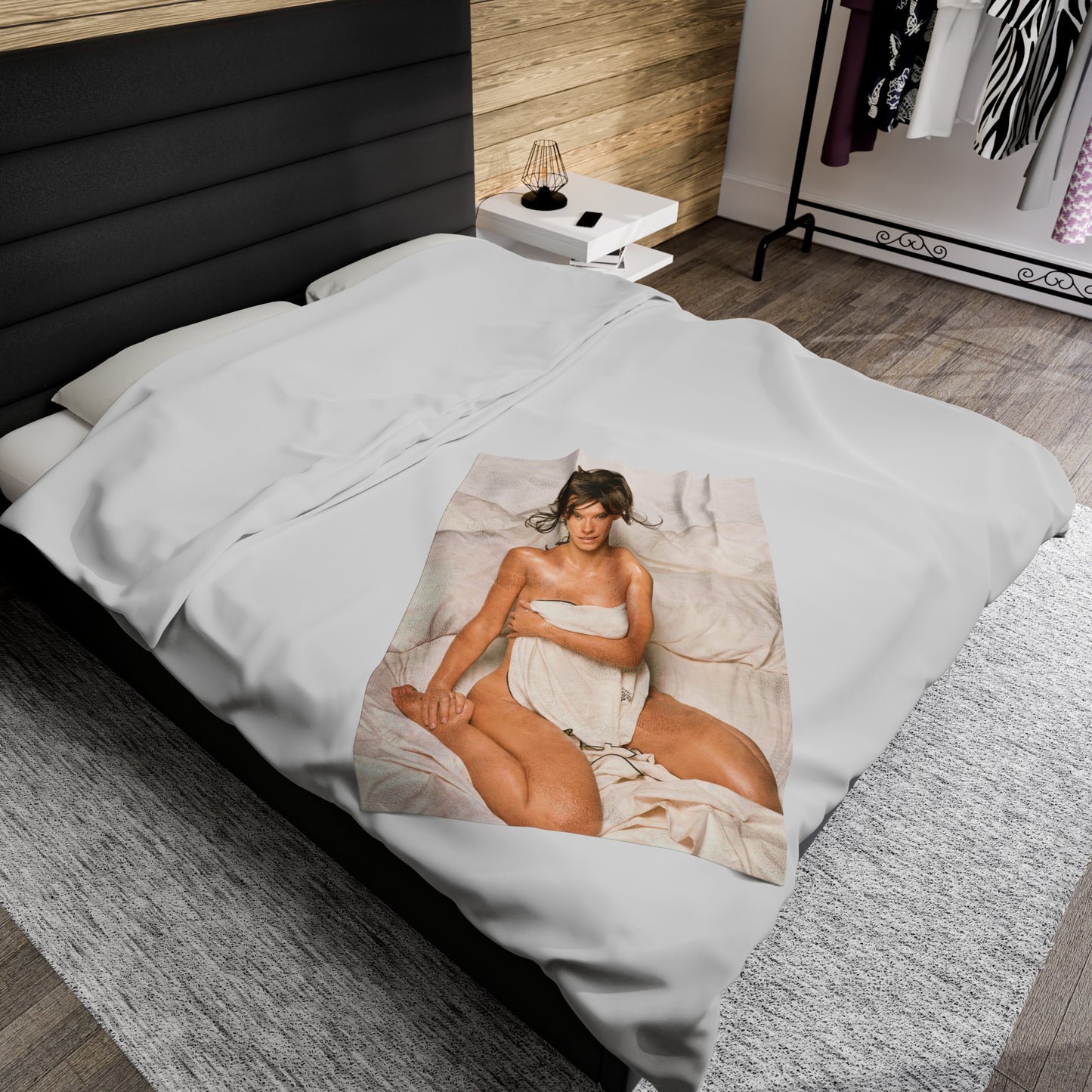 Velveteen Plush Blanket Jennifer Love Hewitt