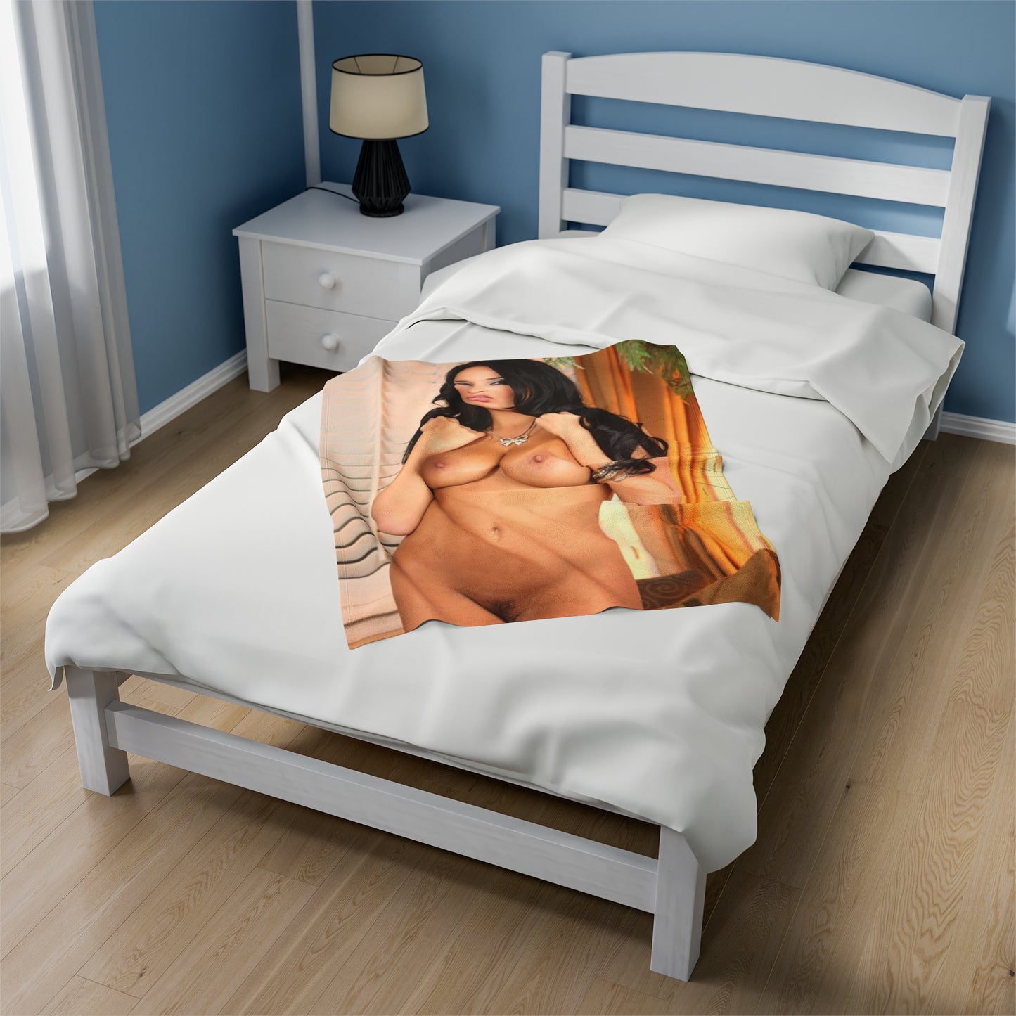 Velveteen Plush Blanket Porn Star Anissa Kate Nude