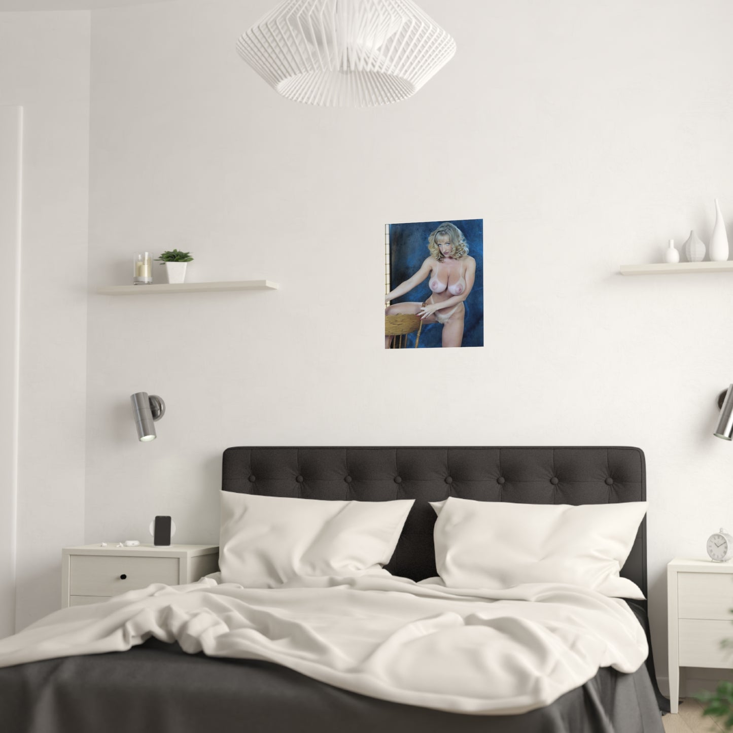 Satin Posters (210gsm) Retro Adult Star Danni Ashe Nude