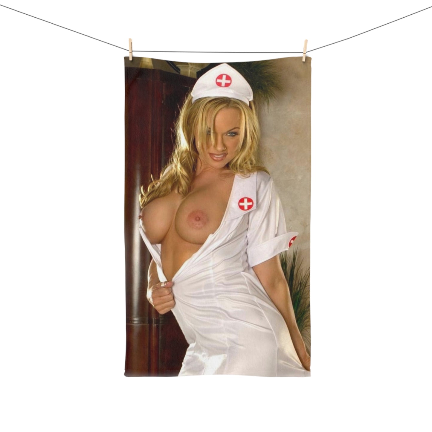 Hand Towel Sexy Nude Nurse