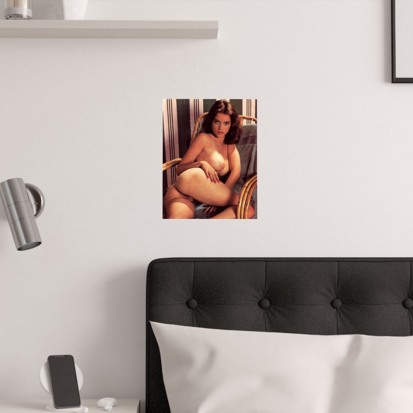 Satin Posters (210gsm) Retro Porn Star Frances Voy Nude