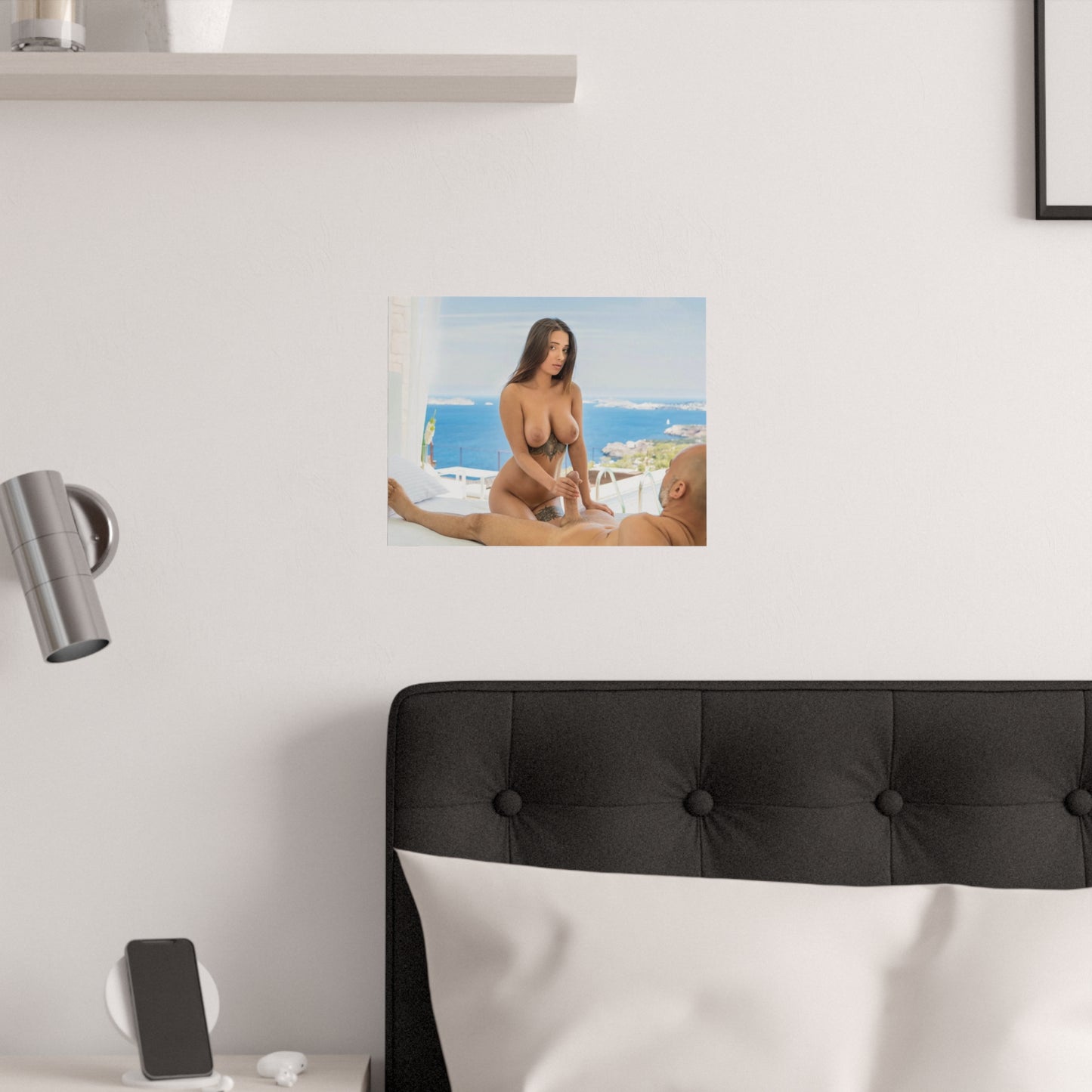 Satin Posters (210gsm) Natural Tits Liya Silver