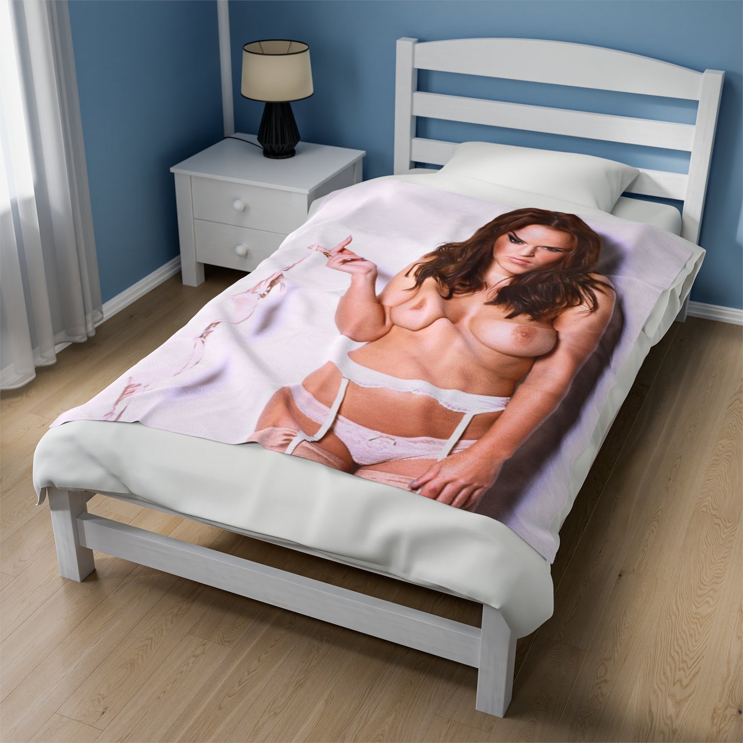 Velveteen Plush Blanket Sexy Brit Rosie Jones Nude