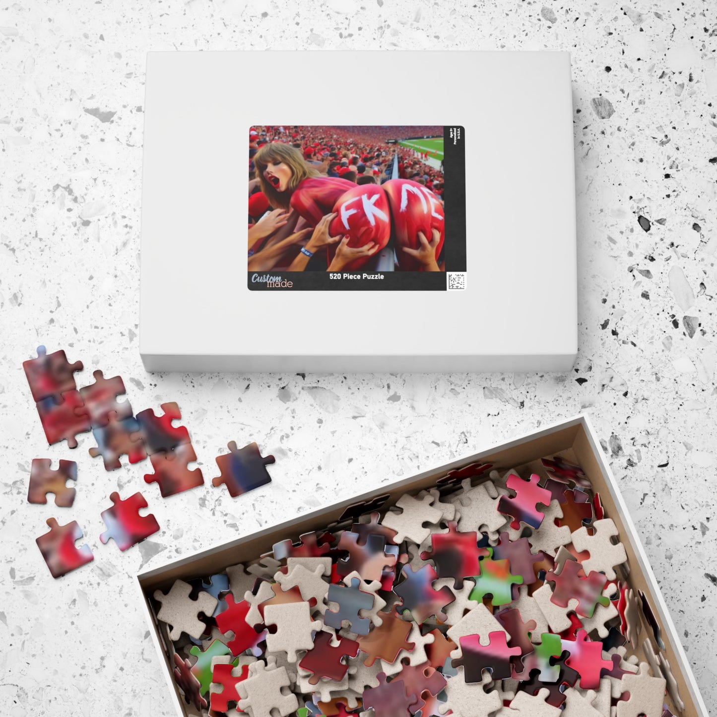 Puzzle (110, 252, 520, 1014-piece) Taylor Swift AI Nudes