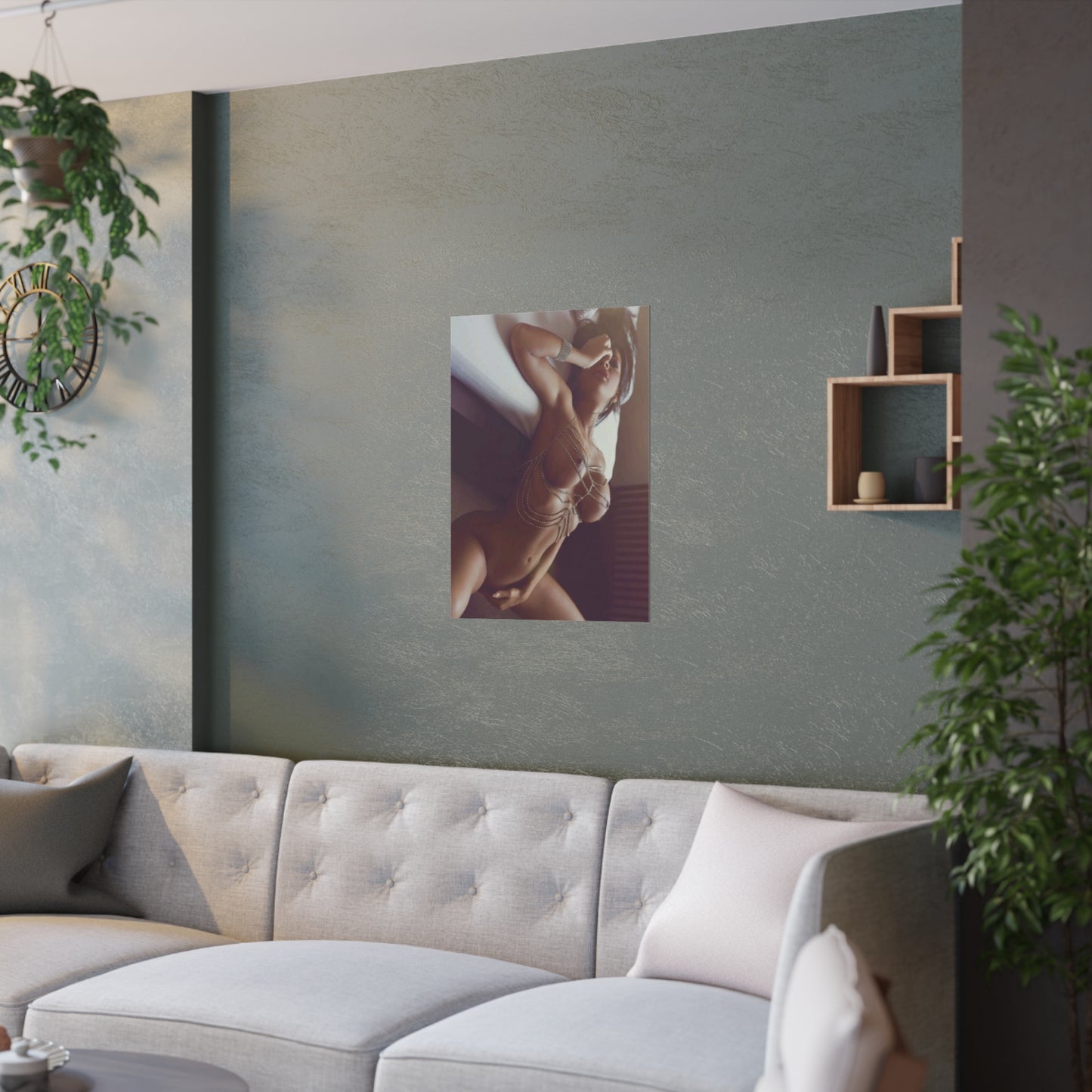 Satin Posters (210gsm) Sexy Naked Nude Pornstar