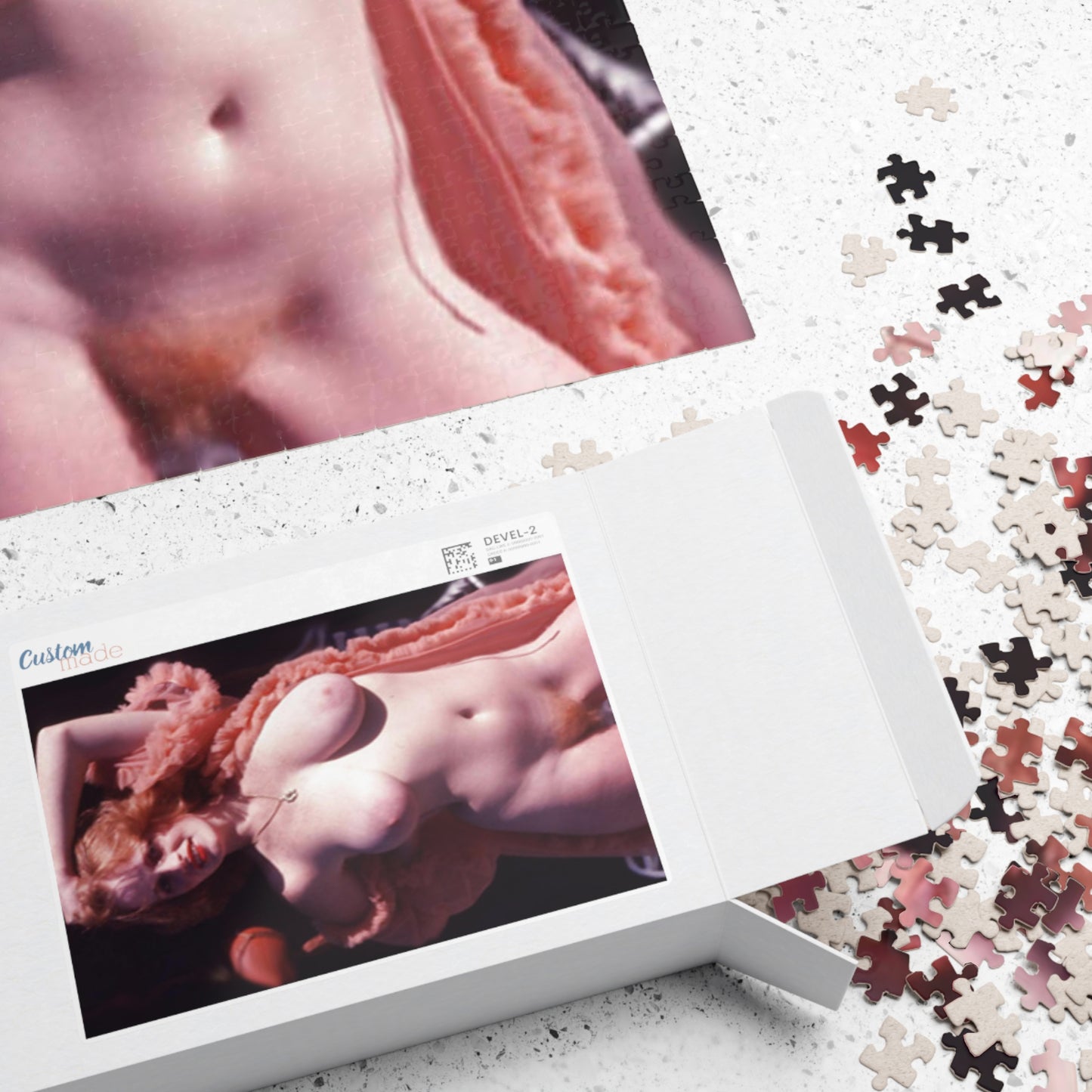 Puzzle (110, 252, 500, 1014-piece) Retro Porn Star Lisa De Leeuw Nude