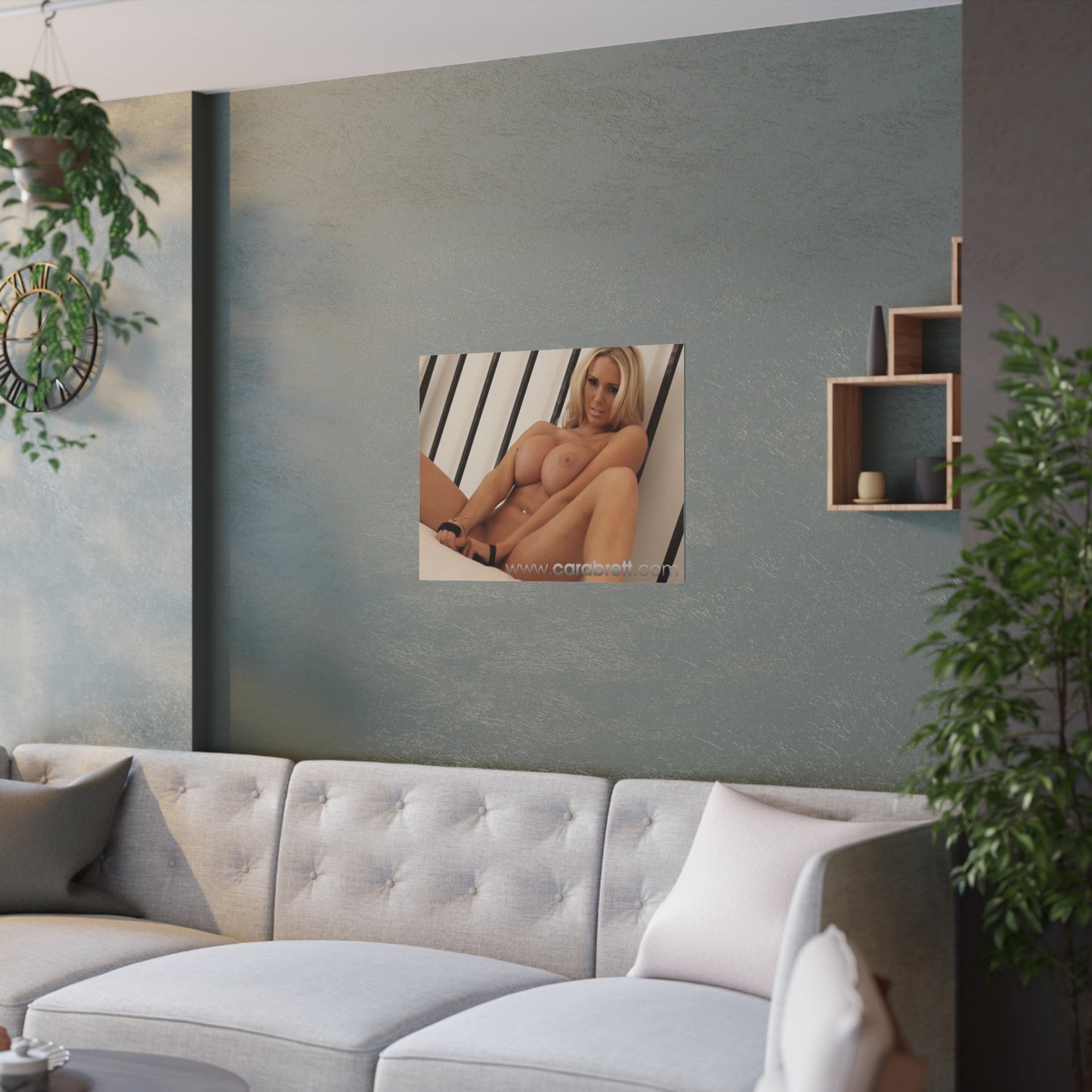 Satin Posters (210gsm) Sexy Naked Nude Pornstar