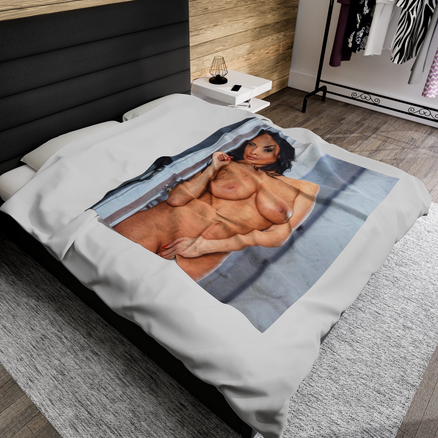 Velveteen Plush Blanket Porn Star Anissa Kate Nude