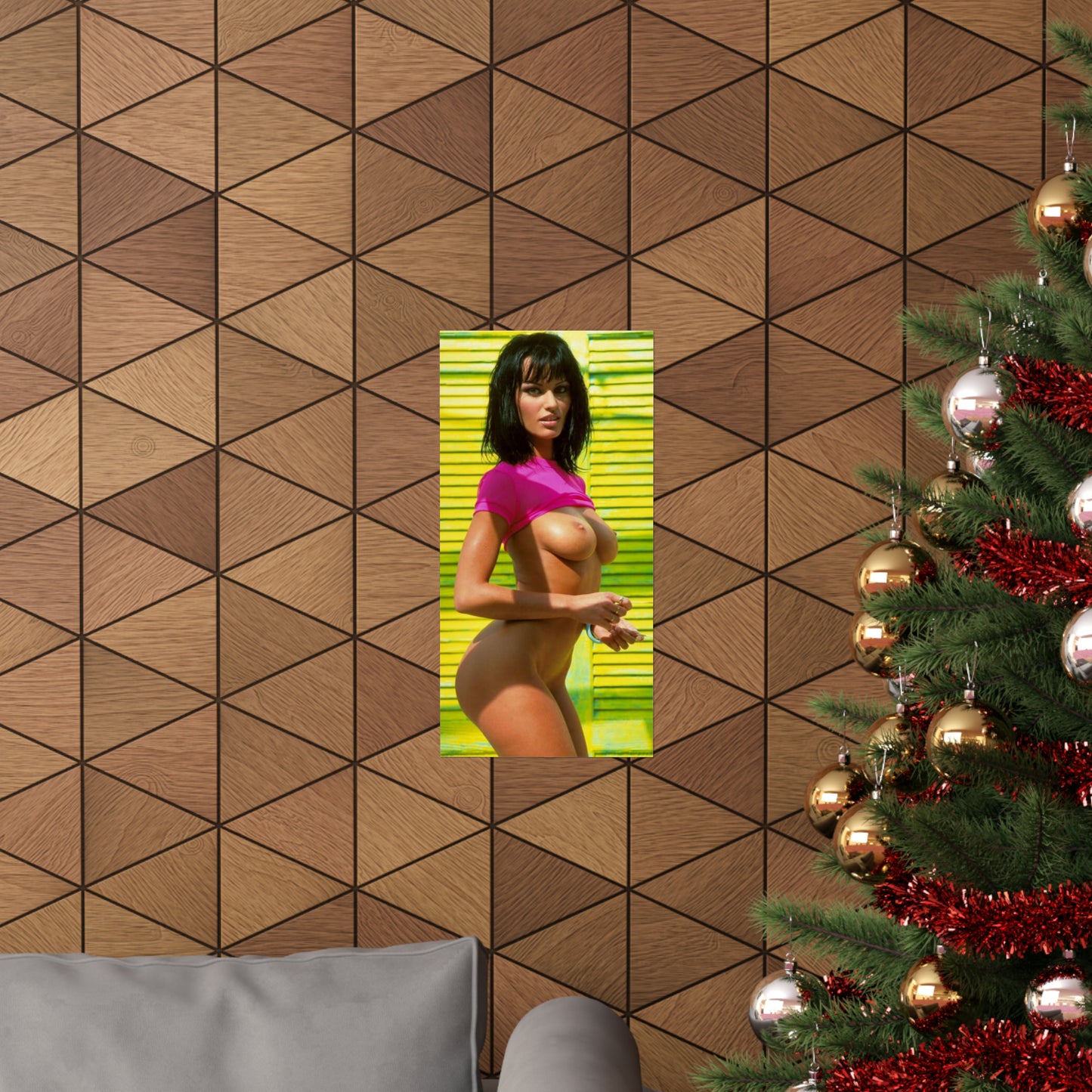 Matte Vertical Posters Retro Pornstar Anita Blond