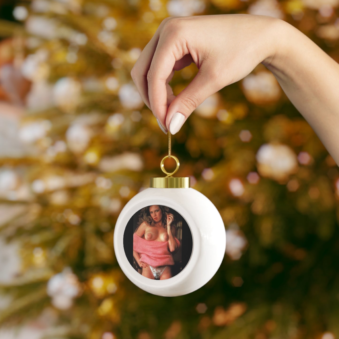 Christmas Ball Ornament Traci Lords Nude