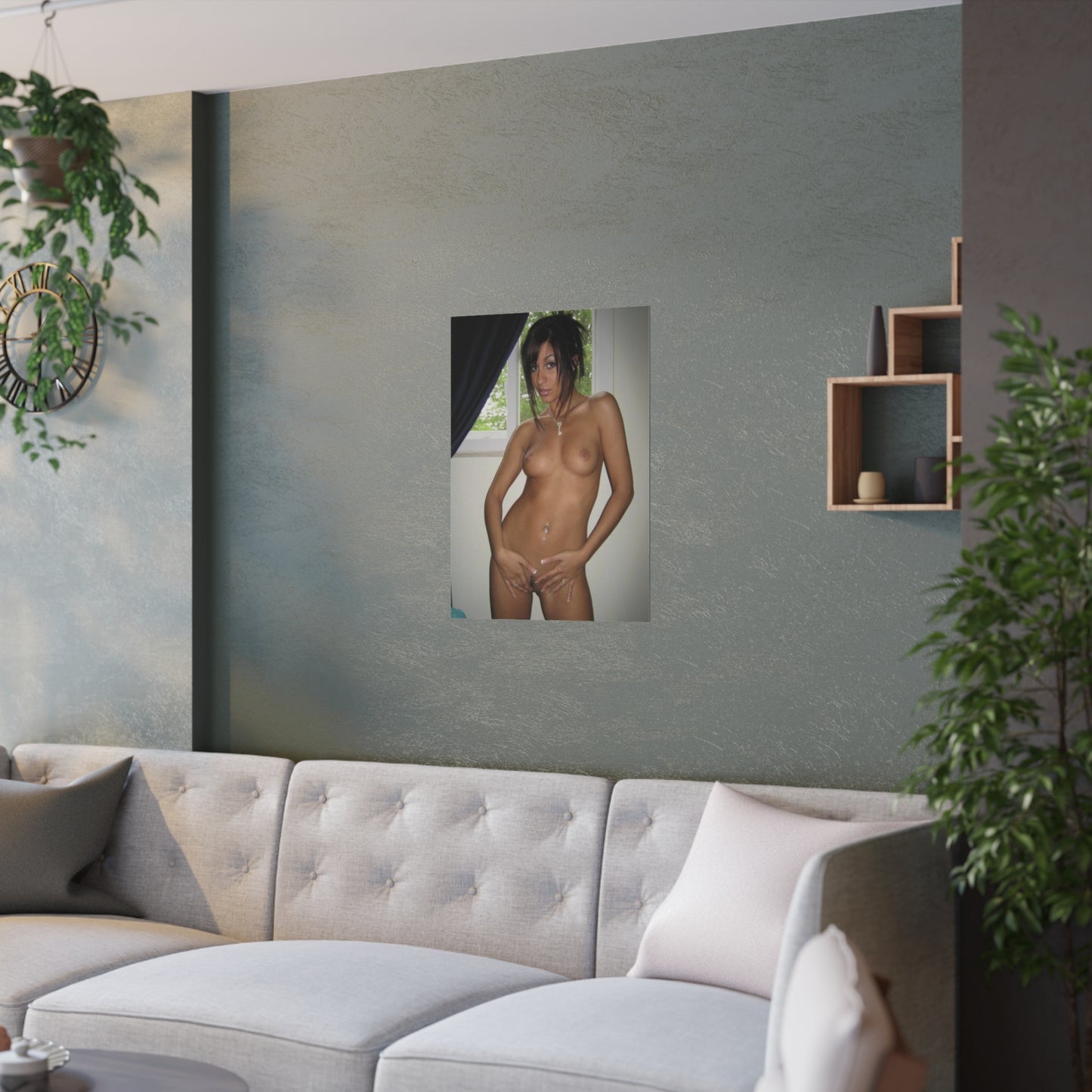Satin Posters (210gsm) Raven Riley Nude