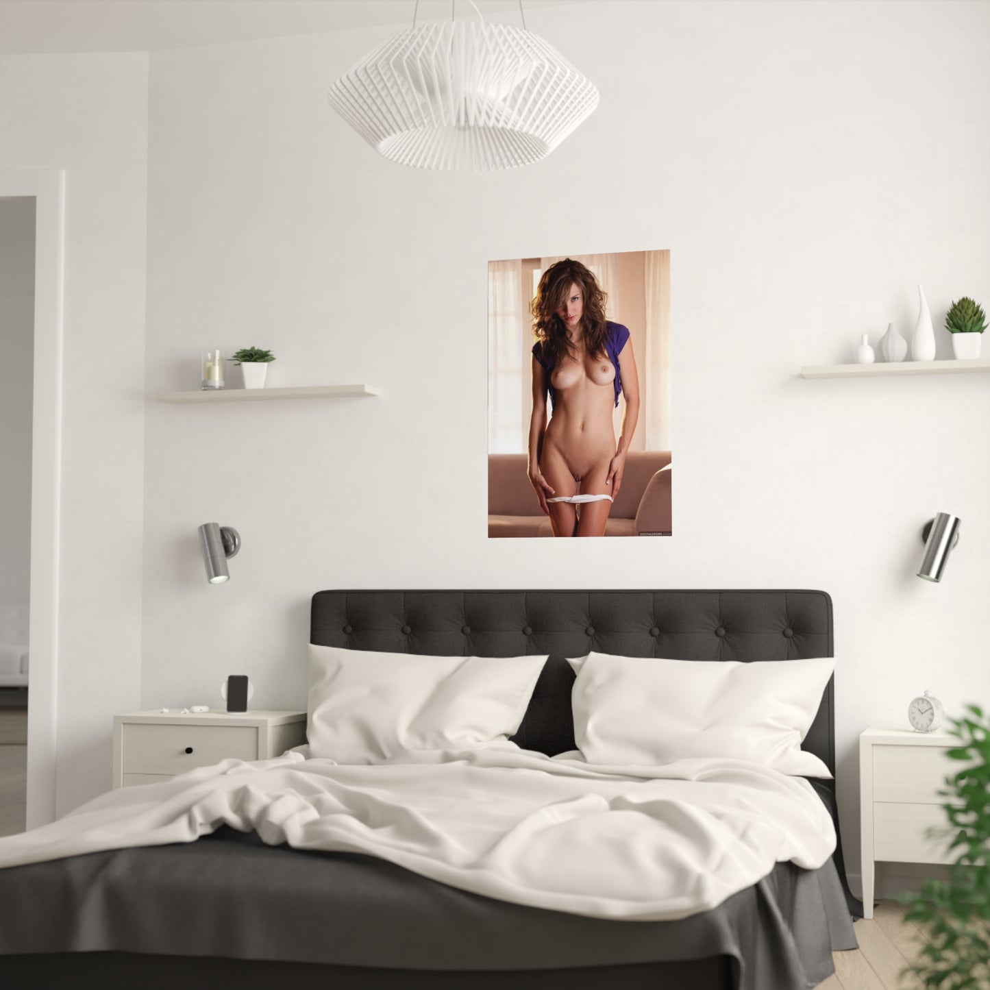 Satin Posters (210gsm) Penthouse Pet November 2011 Malena Morgan