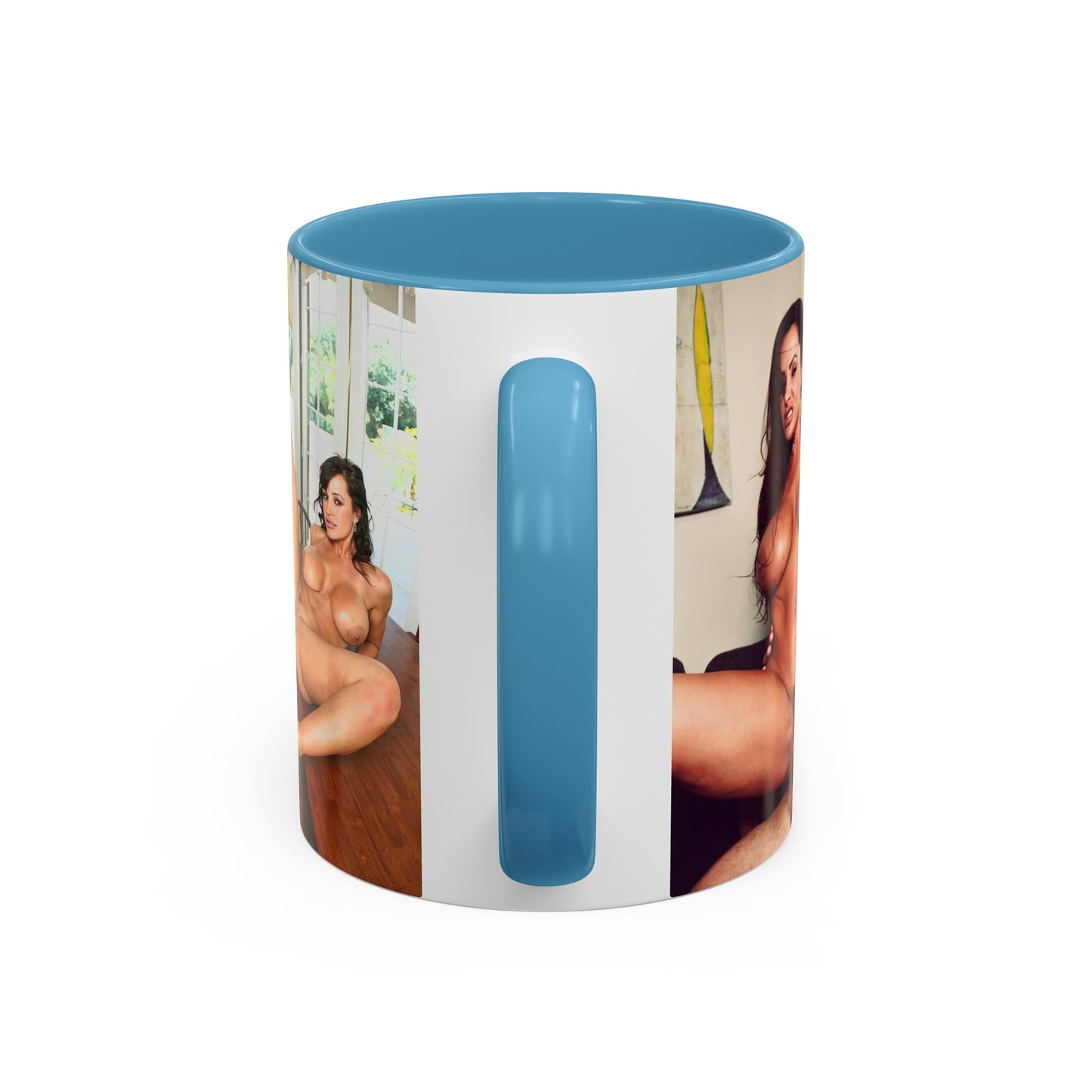 Accent Coffee Mug (11, 15oz) Hardcore Porno Porn Star Scene Lisa Ann Fucking