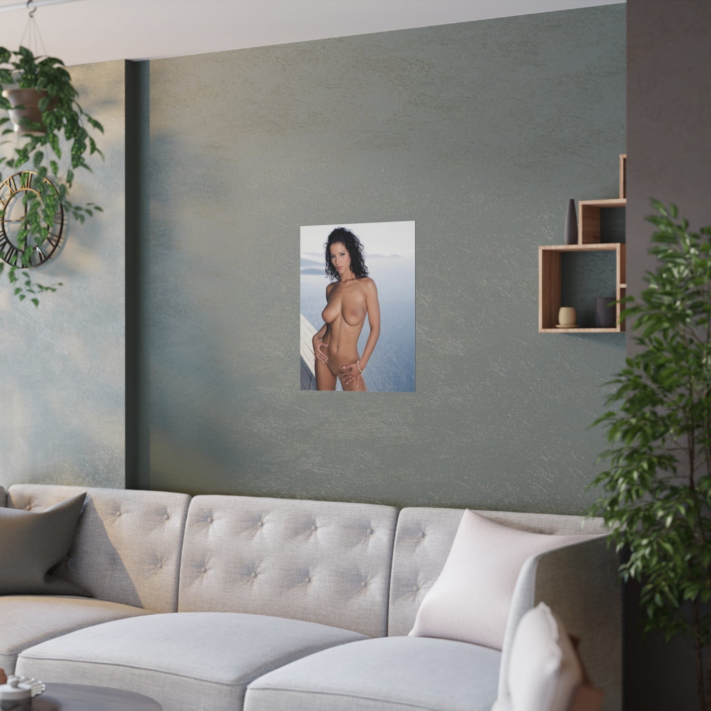 Satin Posters (210gsm) Angel Dark Nude